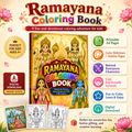 Ramayana Coloring Book for Kids - (10 Characters)