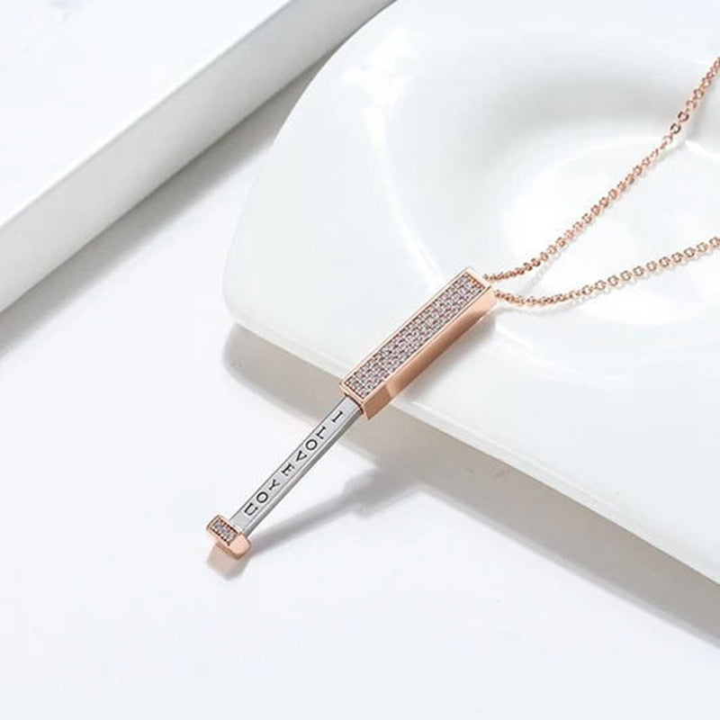 "I Love You" Pendant Necklace