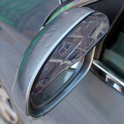2Pcs Car Rear View Mirror Rain Eyebrow Visor